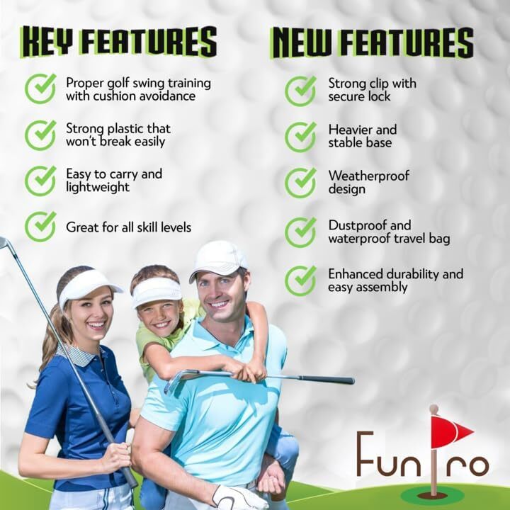 Slice Corrector – Updated Portable Golf Swing Trainer, Lightweight Practice Aid