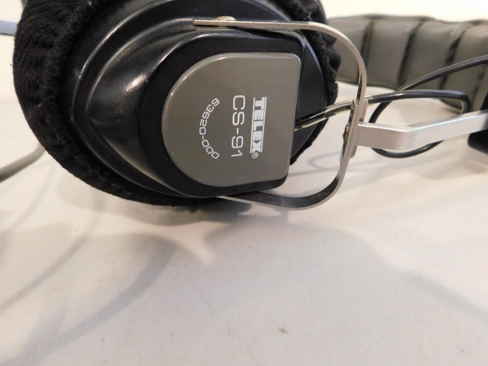 Telex CS-91 Professional Headset - Untested - Read Full Description