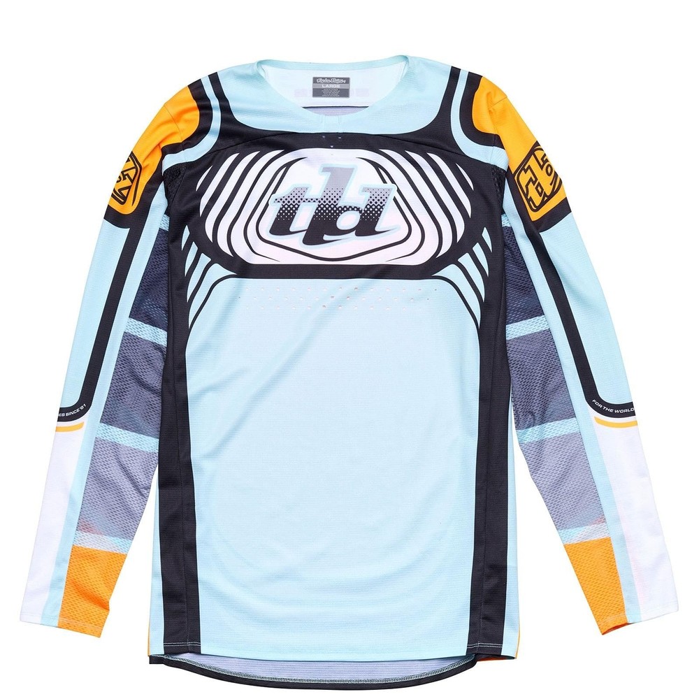 SE PRO JERSEY ; WAVEZ - BLEACHED AQUA (2X)