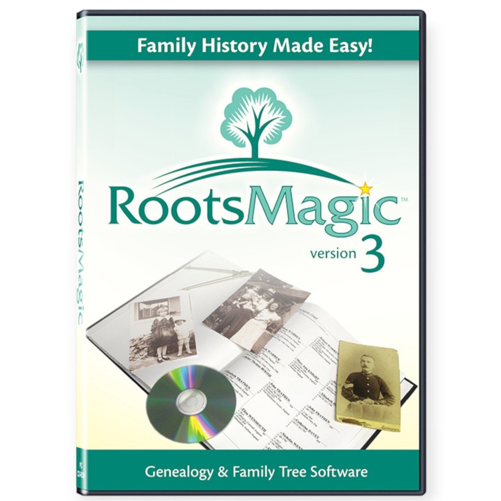 New RootsMagic Version 3 PC CD-Rom Windows Genealogy Software Roots Magic Sealed