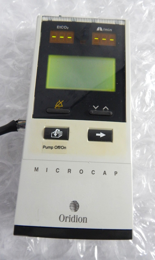 ORIDION MICROCAP HANDHELD CAPNOGRAPH S/N 452