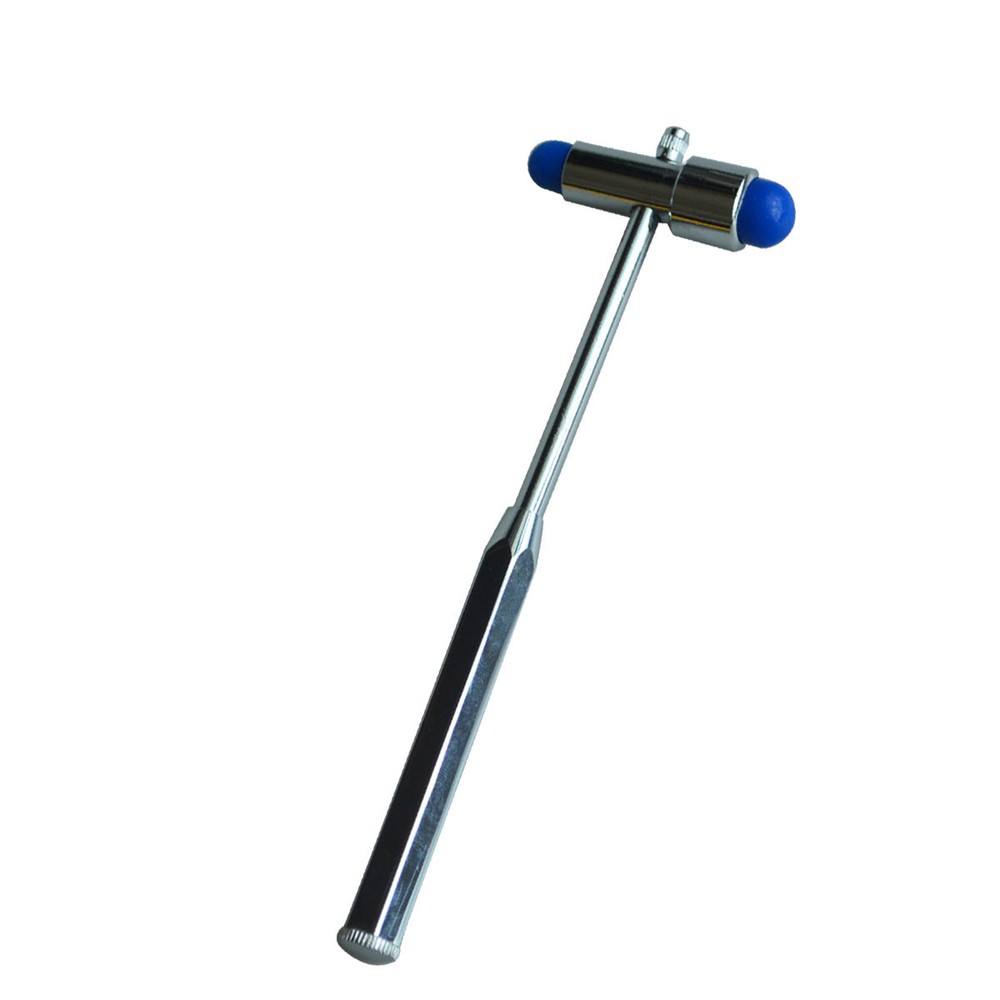2 Colors Multifunction Reflex Hammer Solid Stainless Steel Tendon Examine Hammer