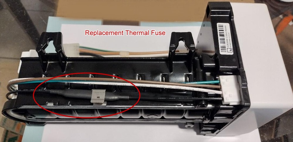Ice maker Inline Thermal Fuse for harness for Modular icemakers