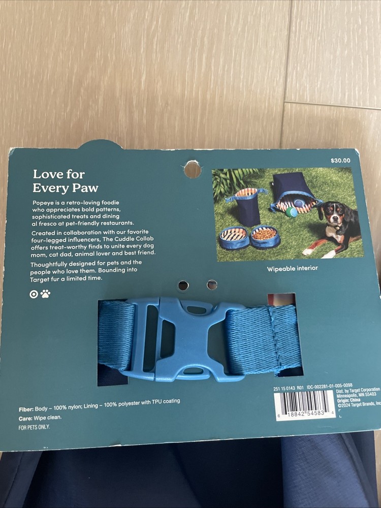 The Cuddle Collab Pet Feeding Set 3 Piece