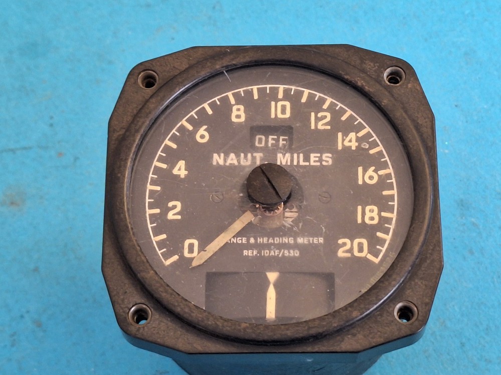 AM Aircraft Cockpit Instrument - Range & Heading Meter ~ AM Ref. No. 10AF/530