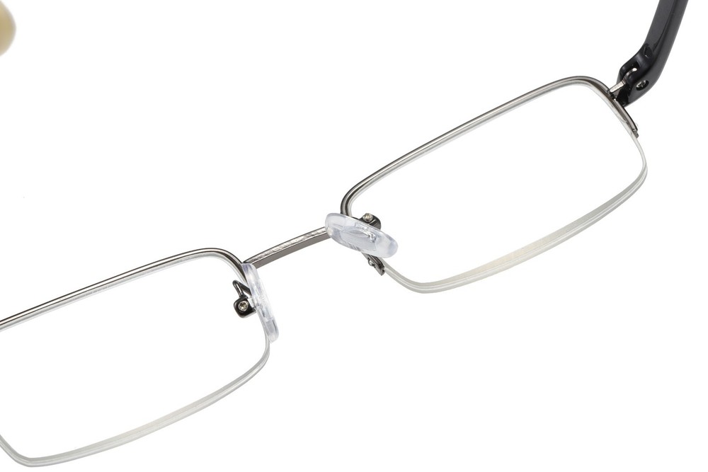 4 Pairs Mens Half Frame Lightweight Rectangular Reading Glasses Classic Readers