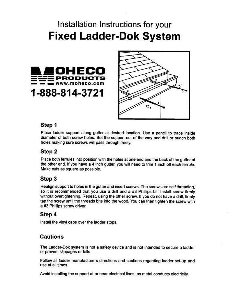 Fixed Ladder-Dok ladder support