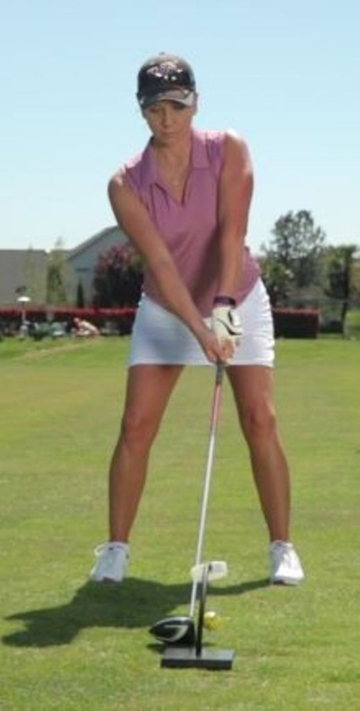 Golf Training Aid - A head Positioning Tool