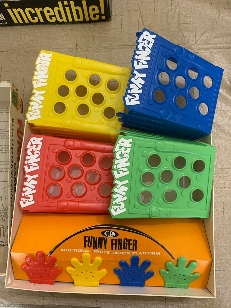 Vintage 1968 Ideal Funny Finger Game