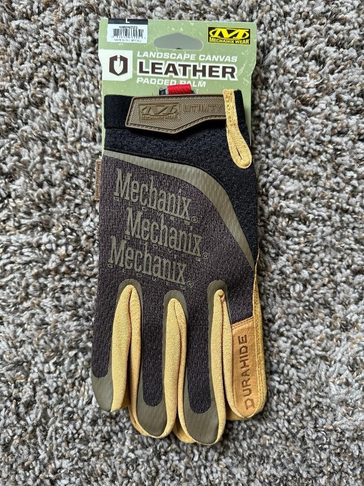 Leather Gloves Padded Palm