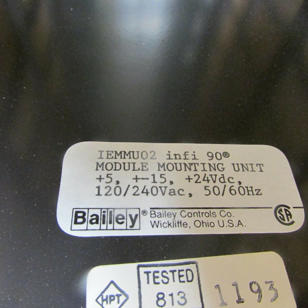 Bailey IEMMU02 Power Mounting Unit