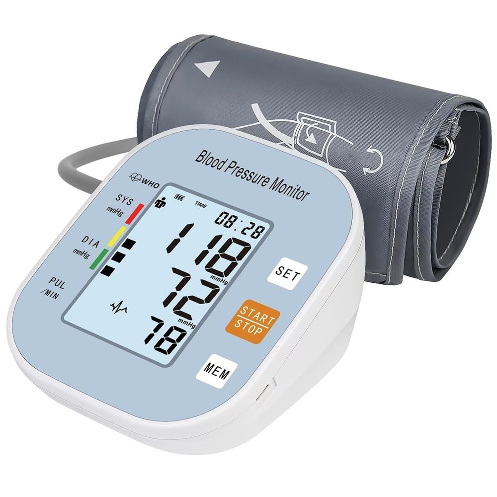 Blood Pressure Monitors for Home Use, Medium, Light Blue