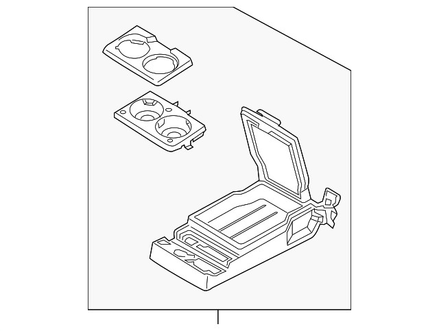 Genuine Ford Armrest Assembly DP5Z-5467112-CD