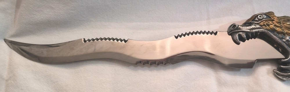 Spanish Dragon Design Stainless Steel Blade