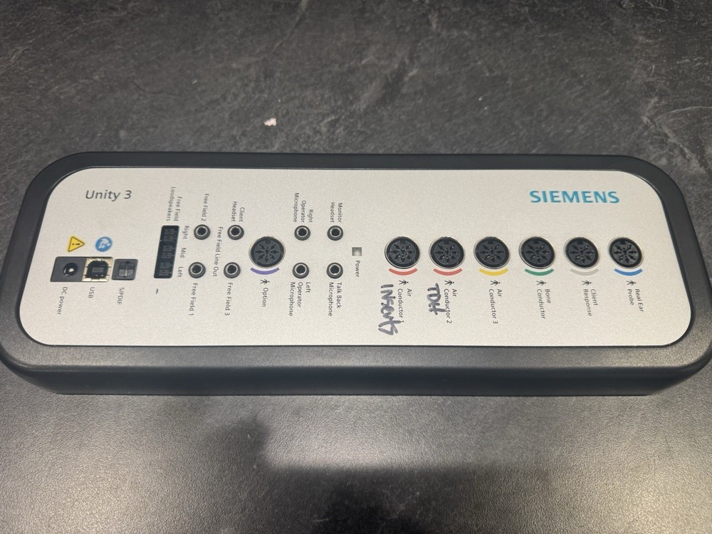 Siemens Unity 3, PC Based Audiometer w/ NEW Calibration Certificate