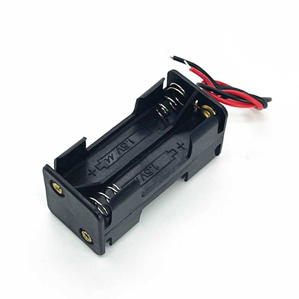 4Pcs Four/4X AAA DIY Battery Holder Case Box Base 6V/5V Volt With Bare Wire Ends