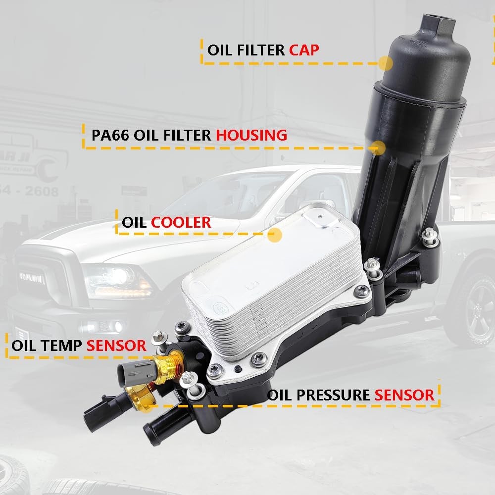 Engine Oil Cooler & Filter Housing Assembly | Fit for 2014-2016