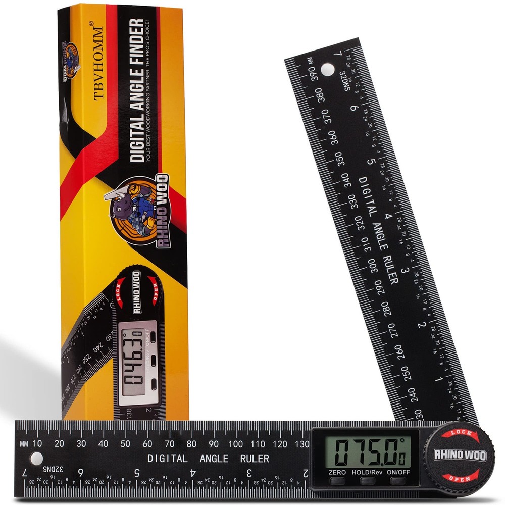 Digital Angle Finder Protractor, Angle Measuring Tool for Woodworking/Carpent...