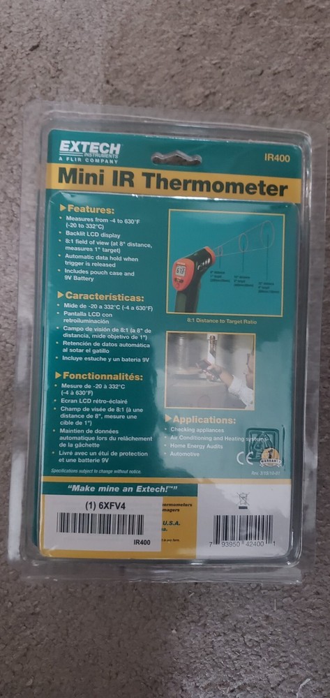 EXTECH IR400 Mini IR Thermometer