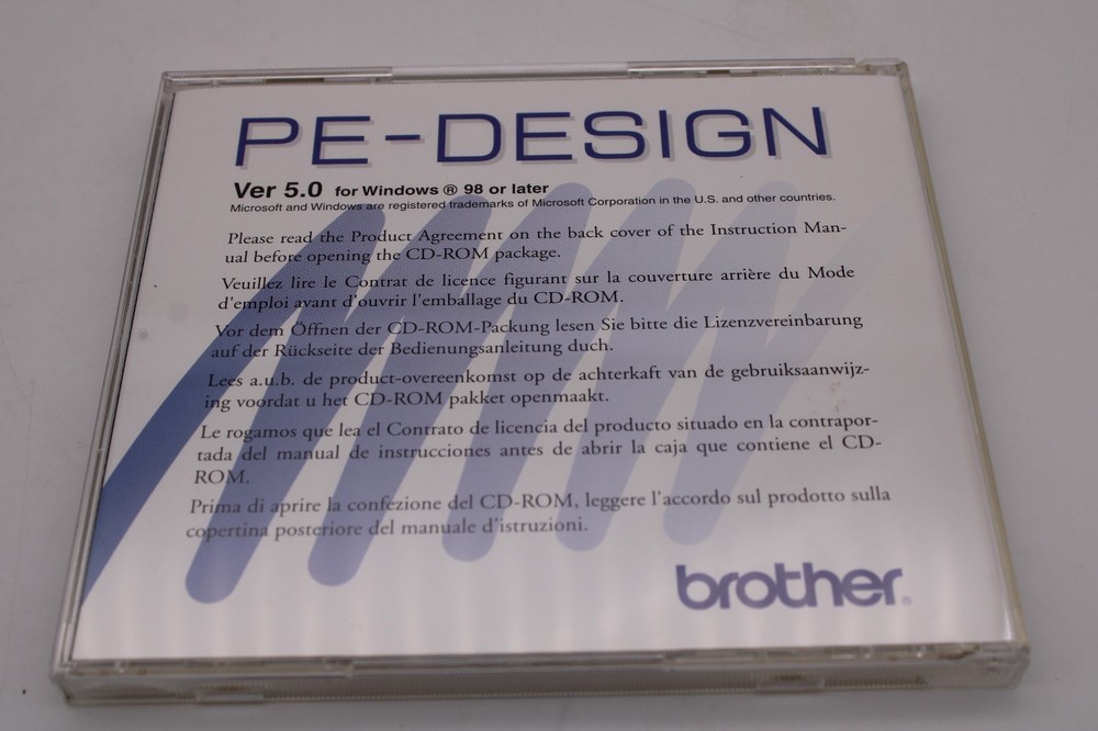 Brother PE-Design Version 5 (UPGRADE) Embroidery Digitizing Software