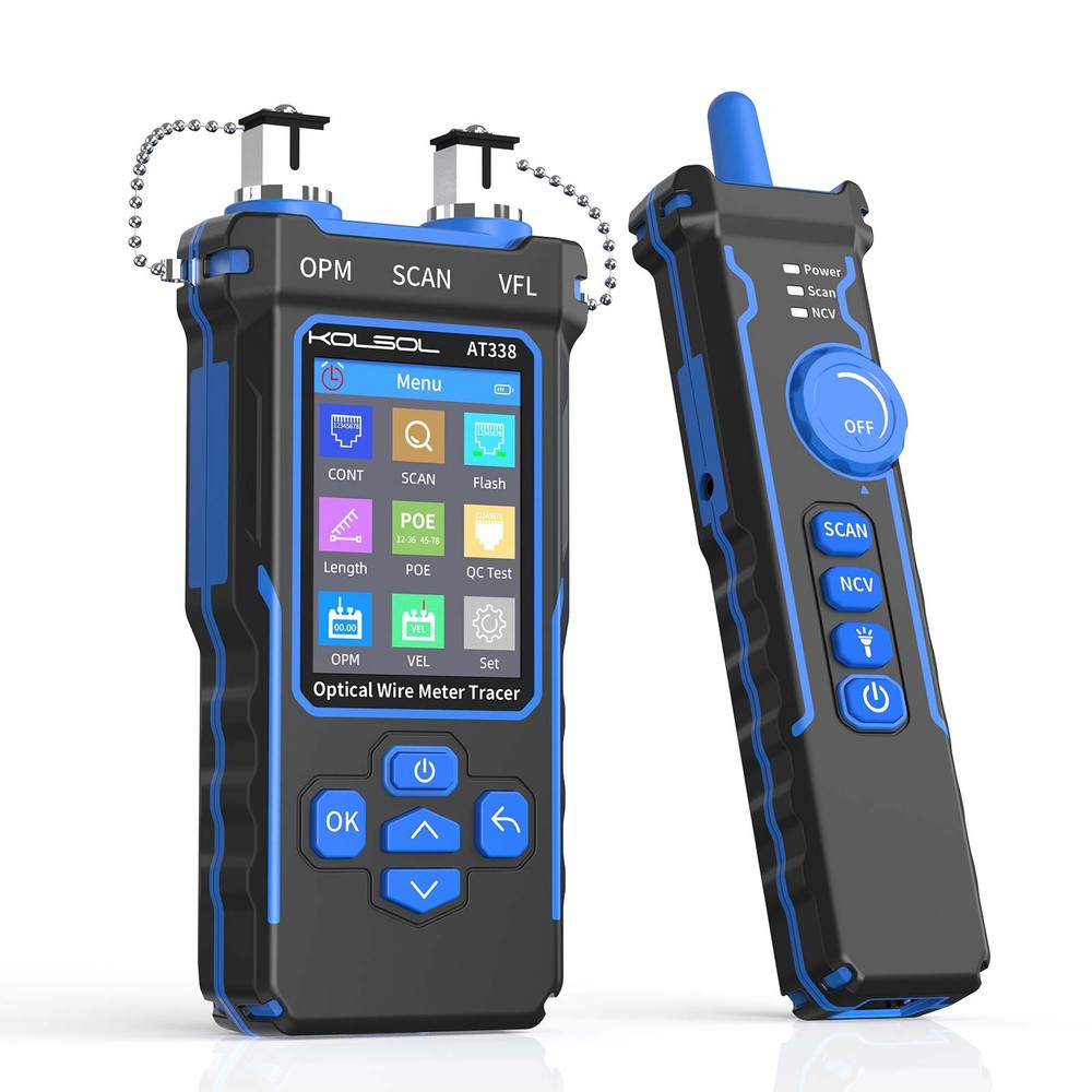 Network Cable Tester Line Finder Rechargeable LCD Wire Tracker Meter From USA