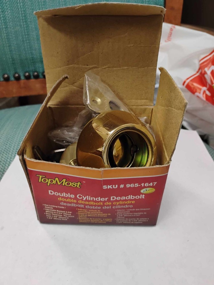 TopMost Double Cylinder Deadbolt