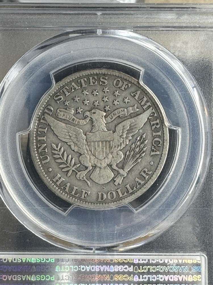 1910 S Barber Half Pcgs Vf25
