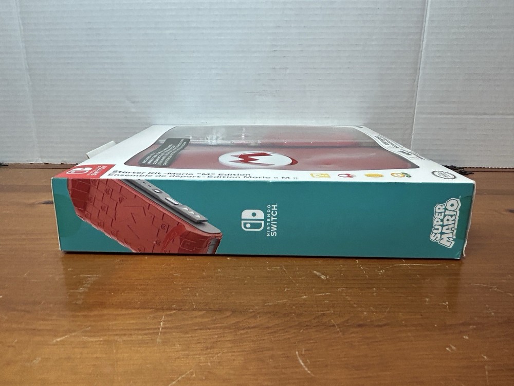 PDP Official Mario M Edition Starter Kit for Nintendo Switch Super Mario