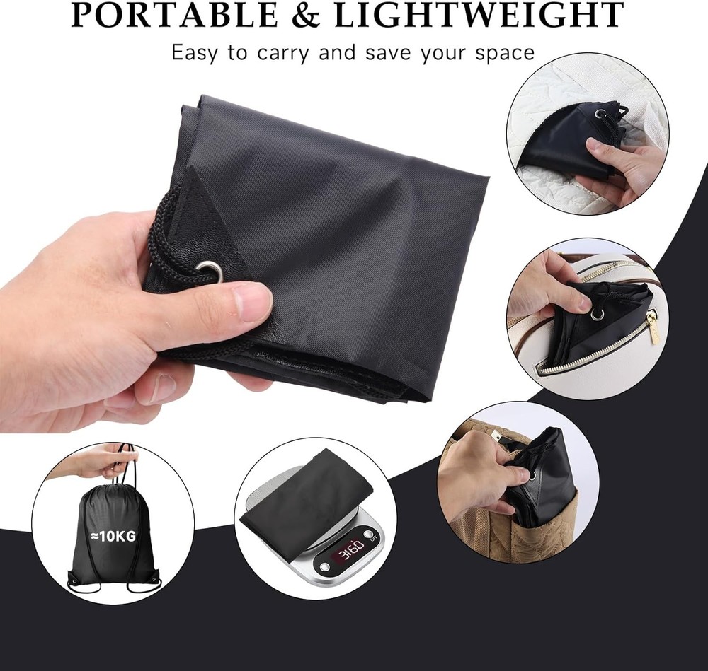 6Pcs Black Drawstring Backpacks Bulk String Bag Cinch Sack Pack Storage