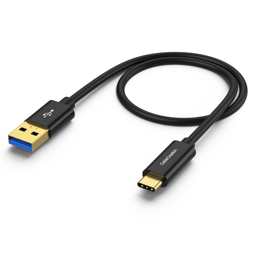 CableCreation USB C to A Cable 3FT, Type C 3FT/0.9m, Dark Black