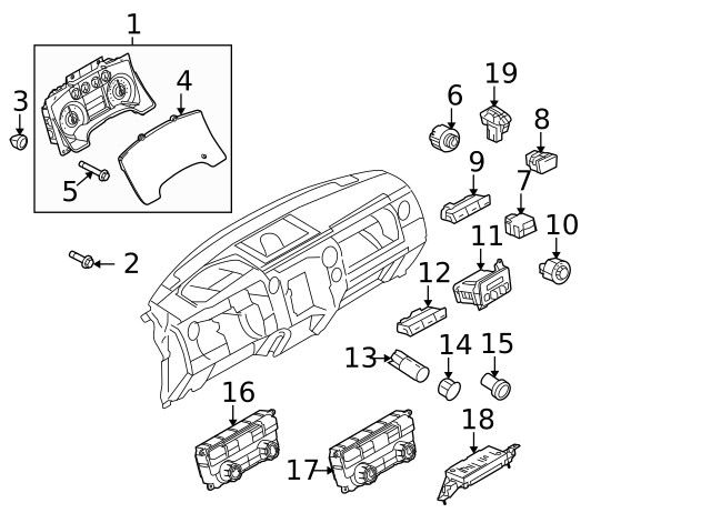 Genuine Ford Switch CL3Z14B166EA