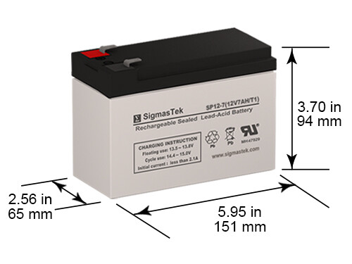 Kung Long WP7-12 SigmasTek Battery Replacement