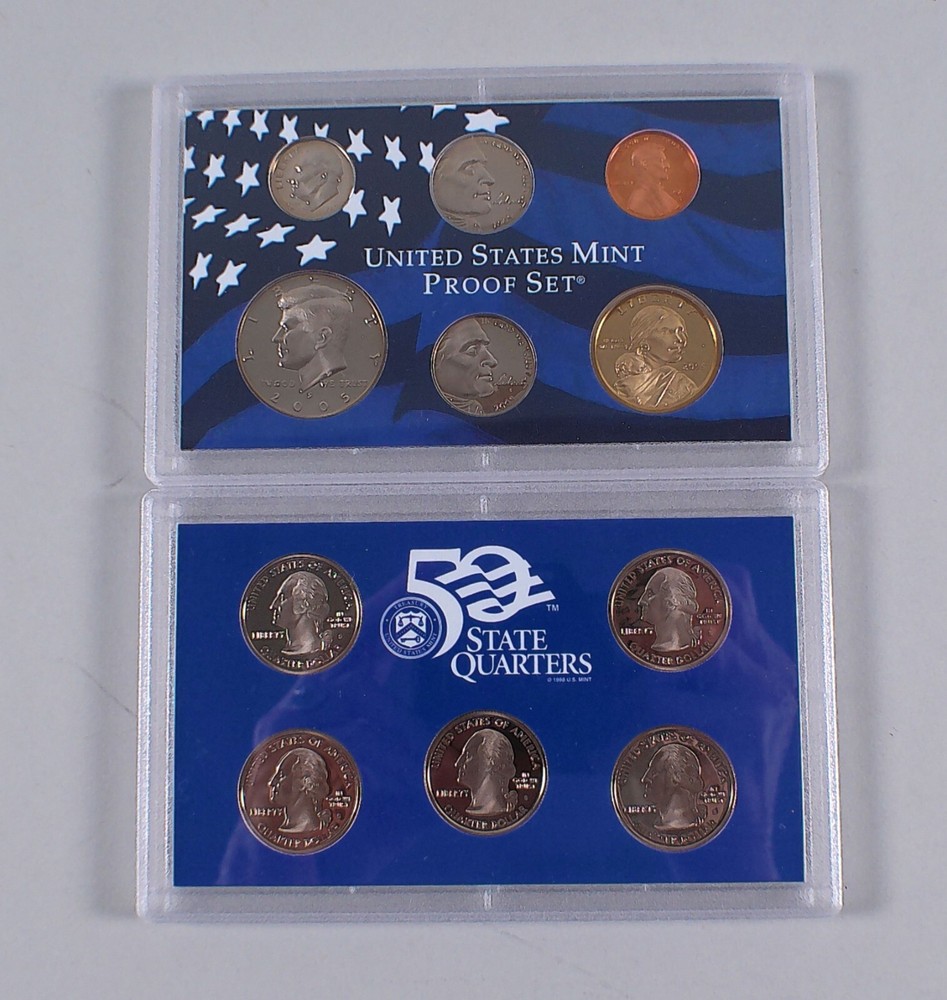 US Mint Clad Proof Sets Complete Run 2000-2006 Full 7 Box Collection