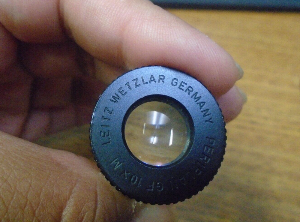 LEITZ WETZLAR GERMANY PERIPLAN GF 10X M MICROSCOPE LENS