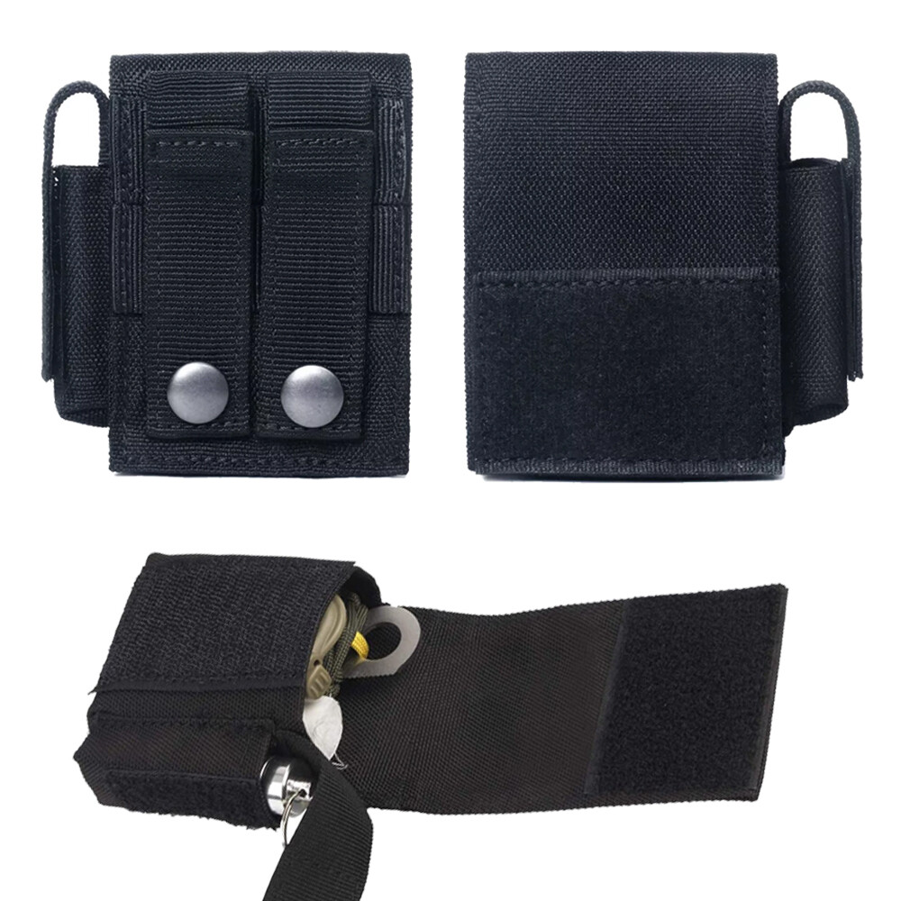 US Tactical Cigarette Pouch Molle Small Tools Bag Battery Cigarette Case Utility