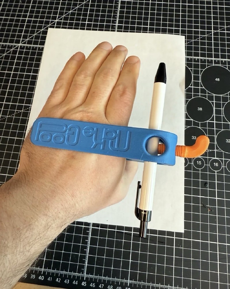 Adaptive Palm Pen Holder 3-Pack | Small Medium Large) Writing Aid | Ergonomic