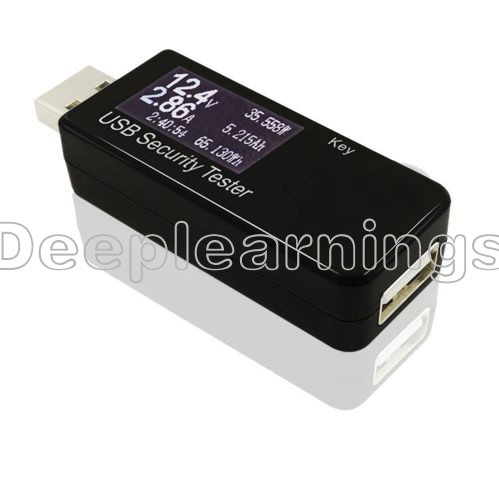 LCD USB Detector Voltmeter Ammeter Power Capacity Tester Voltage Current Meter