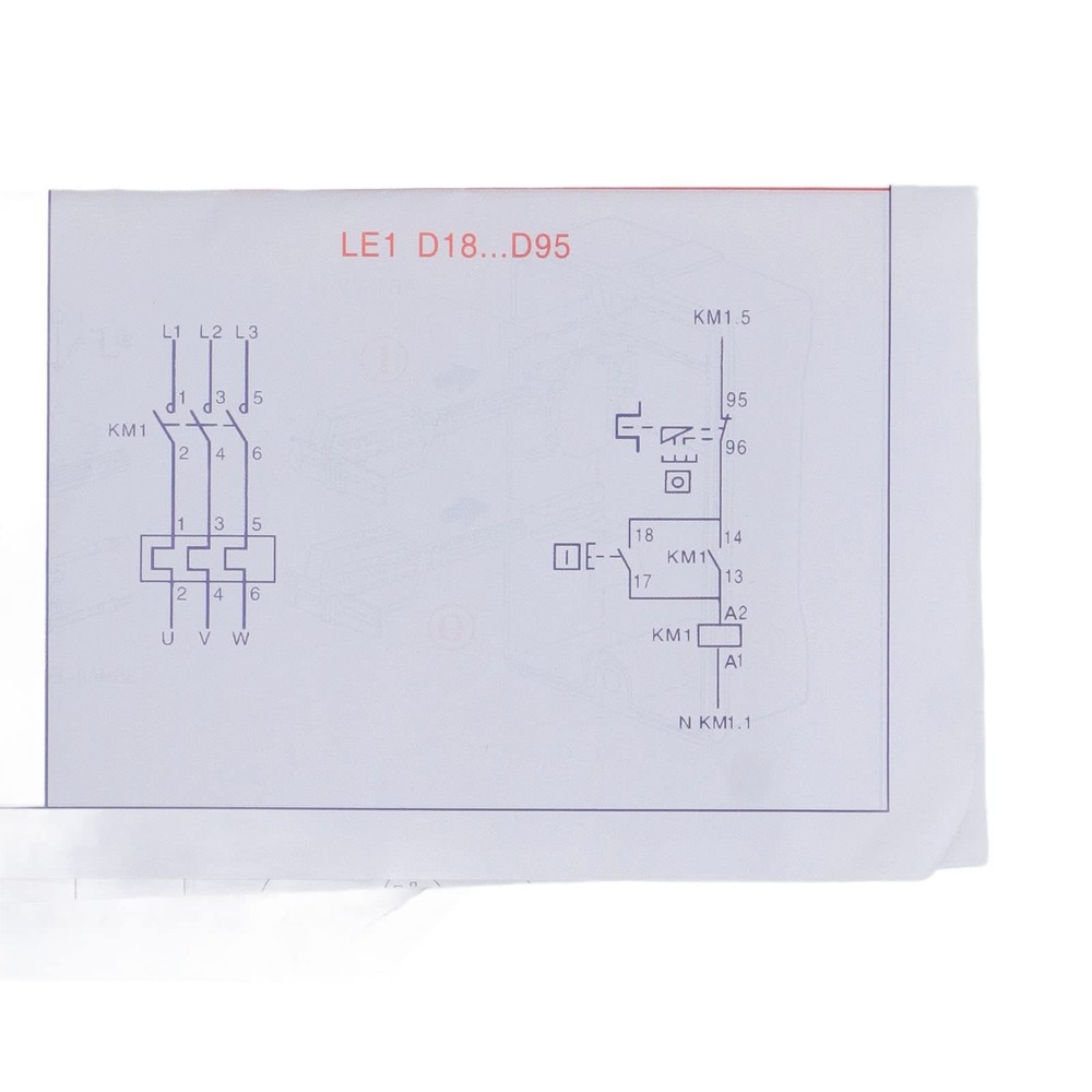 Magnetic Starter, LE1D09M7 Magnetic Motor Starter Control IP55 Single Phase 2...