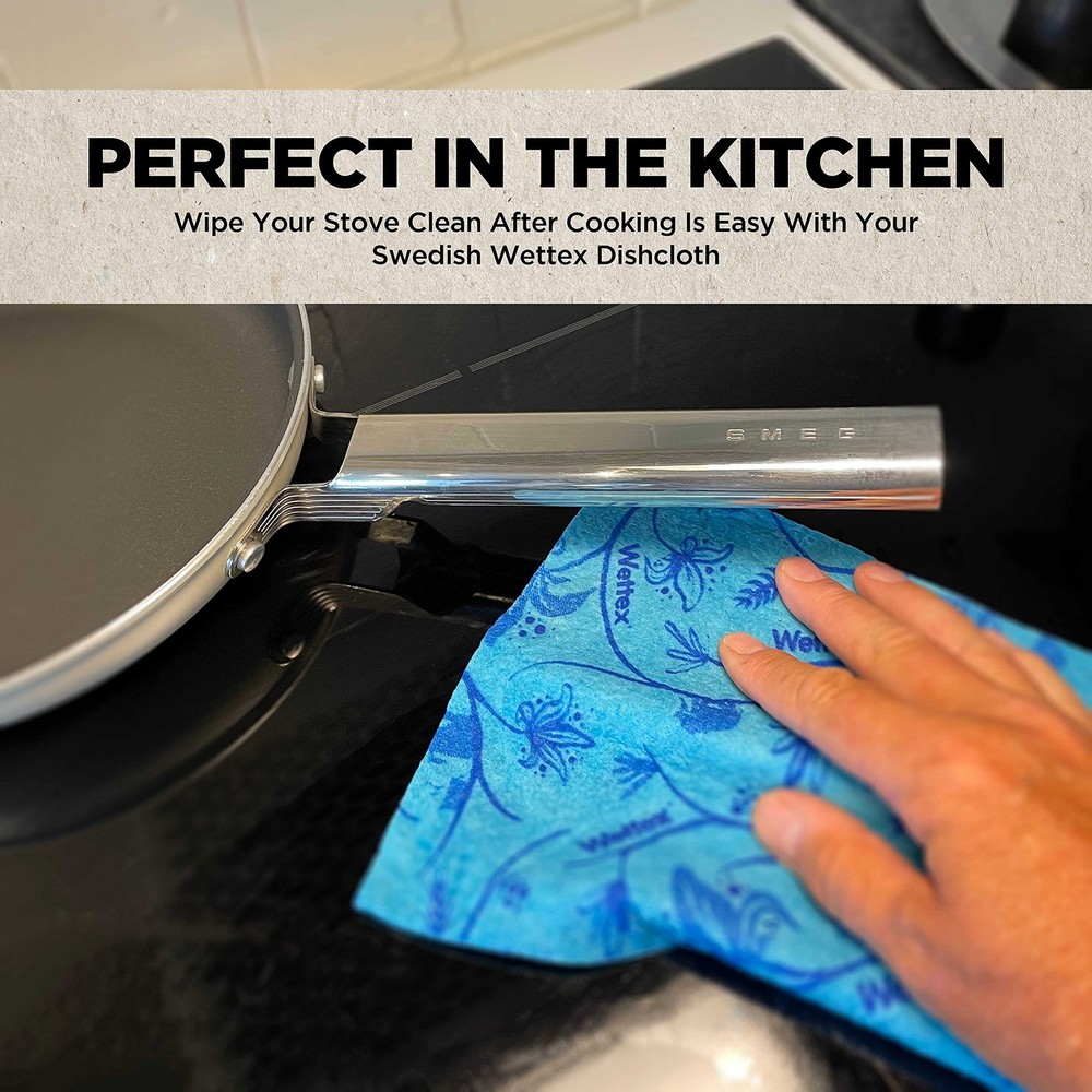 The Original 10 Pack Swedish Dishcloth for Kitchen