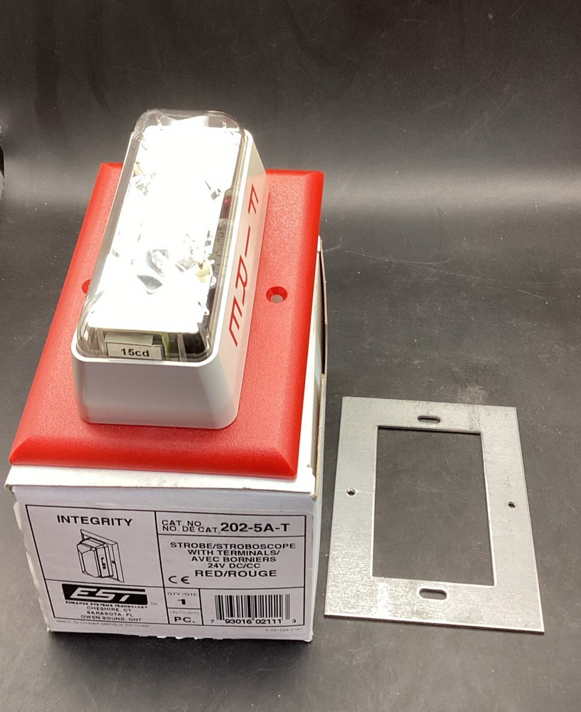 EST Edwards 202-5A-T Red Strobe.