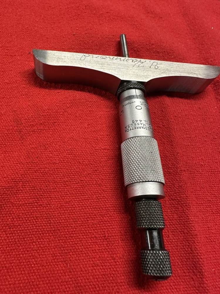 Starrett Depth Micrometer, No.445B-6RL 0”-6” Range *Unused?*