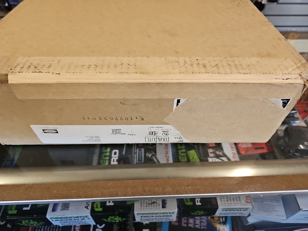 Edge-lit LED Exit Sign