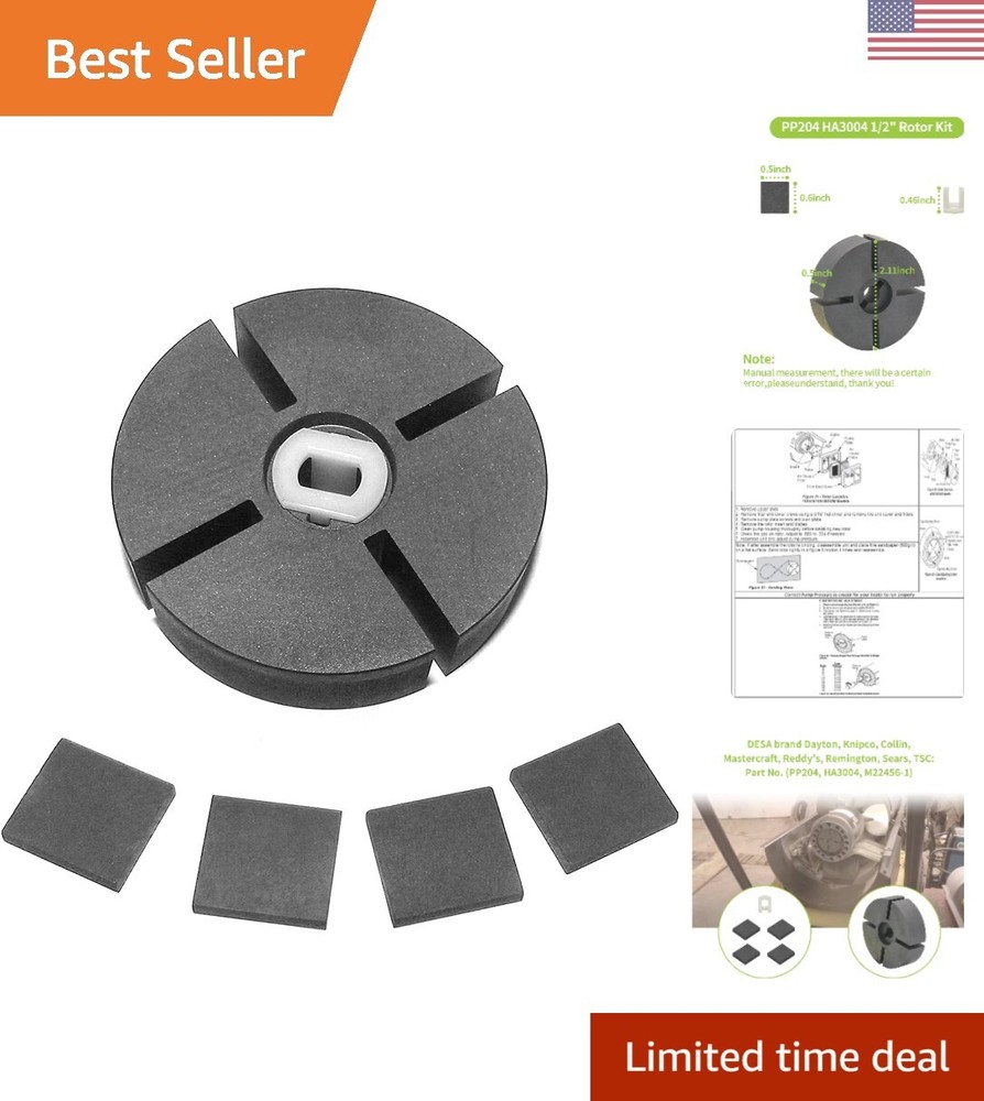 Rotor Kit for Heater - 1/2" Size - Includes Insert, Pump Rotor & Intake Filter