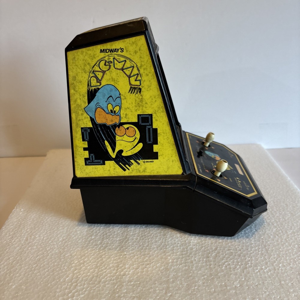 1981 Coleco Midway PAC-MAN Tabletop Mini Arcade Machine Game Tested & Working