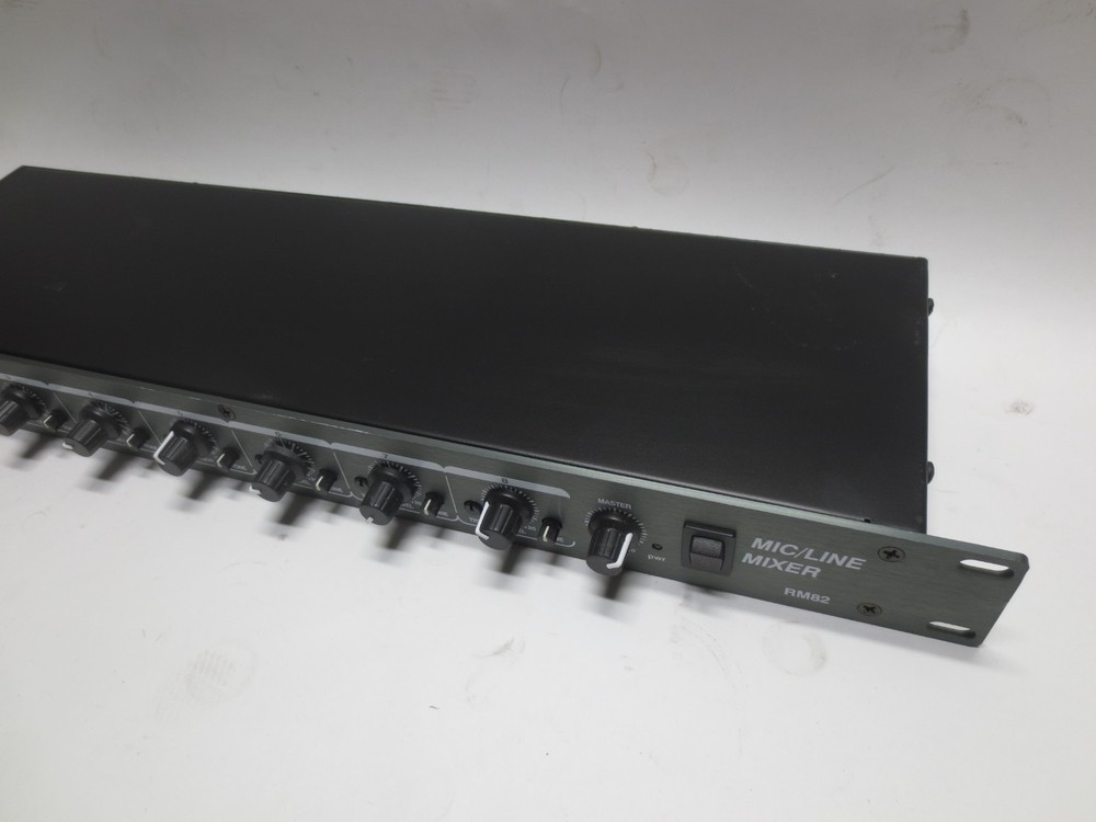 Rolls RM82 Single-Rack 8-Channel Mic Line Mixer