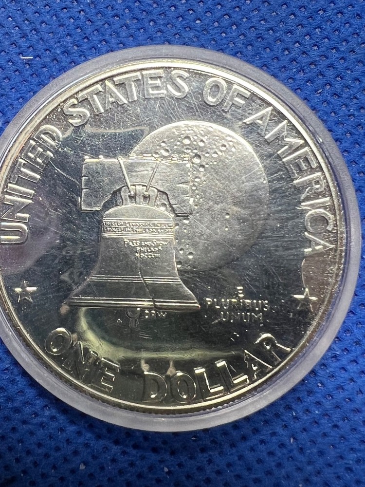 1976-S Eisenhower 40% Silver IKE Dollar Proof in Capsule #524