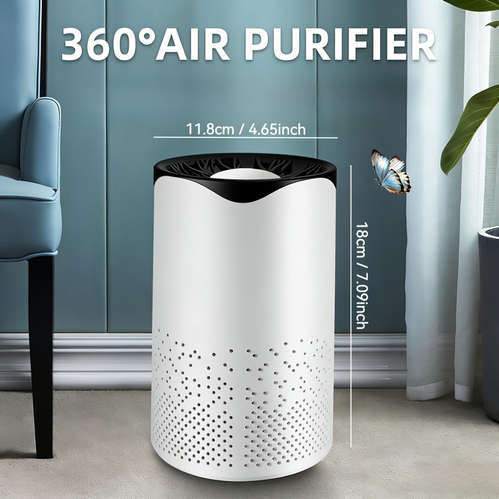 MDHAND Air Purifier for Home Room Desktop