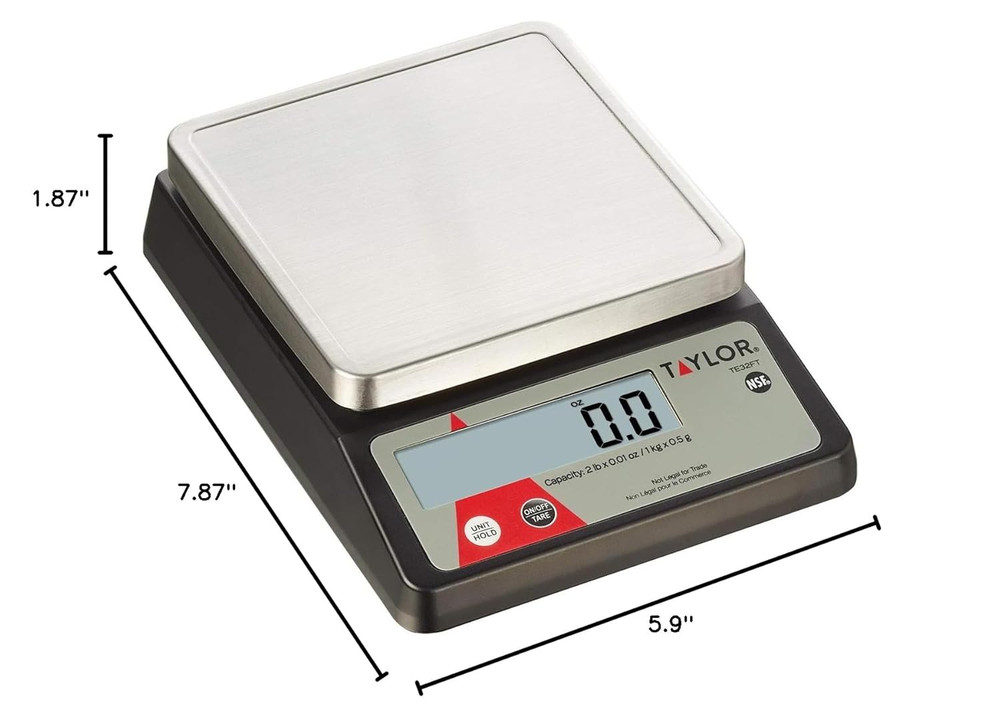 Compact Digital Portion Control Scale, Food Scale for Precise Weight Measuring a