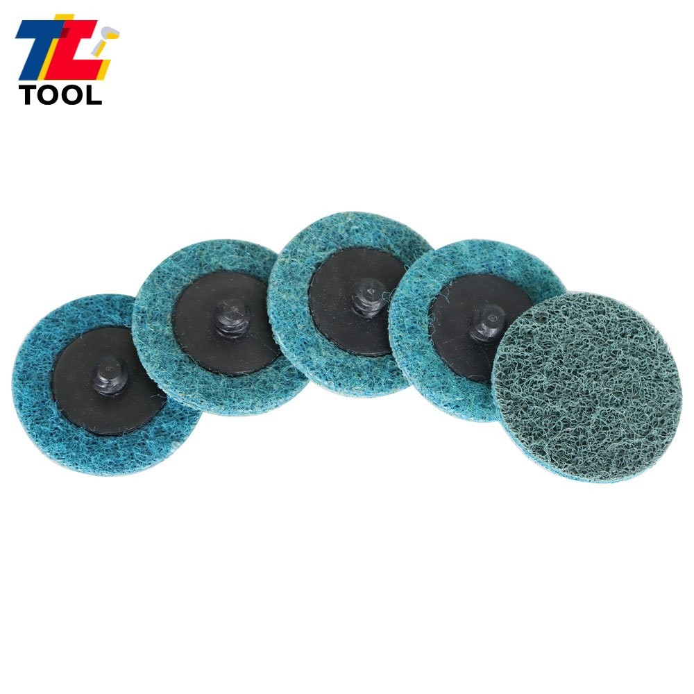 50Pcs 2" Fine Surface Conditioning Discs Roll Lock Grinder Sanding Pads
