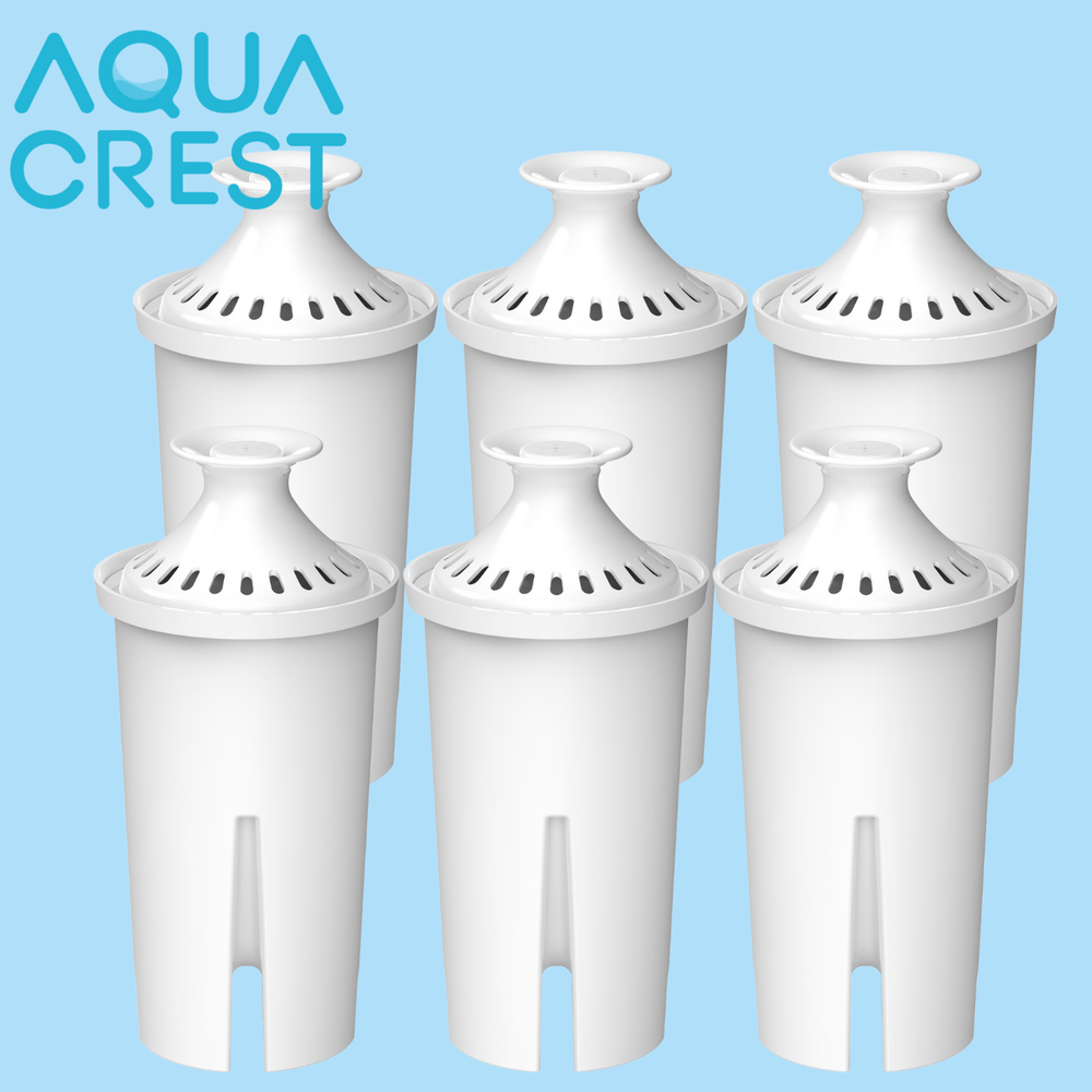 AQUA CREST Replacement for Brita® Water Filter, Pitchers and Dispensers,Classic